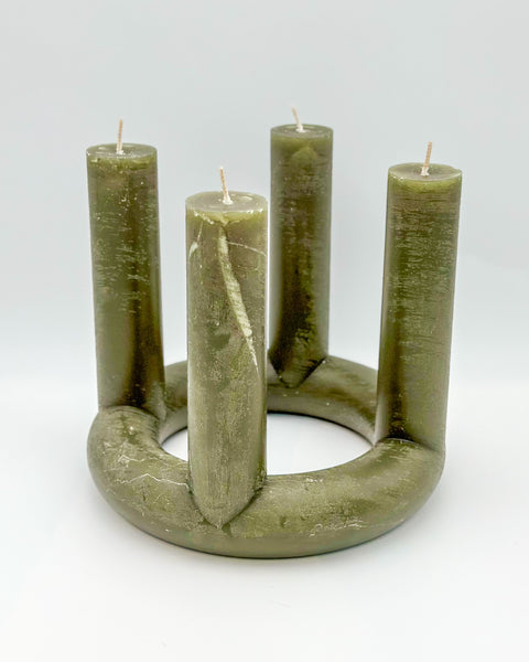 Broste Figure Candle/Lucille - Grape leaf