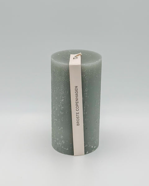 Broste Pillar Candle - grey