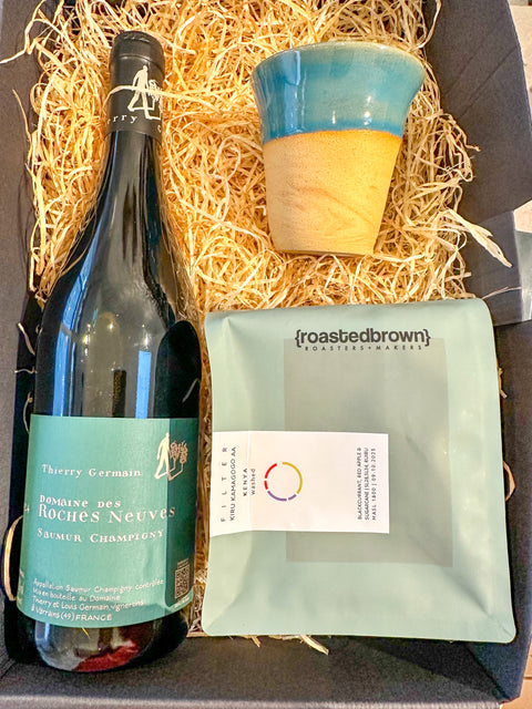 Wine, coffee and cup