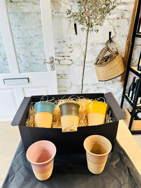 Gift set of 3 John Sherlock coffee cups - large 12 oz